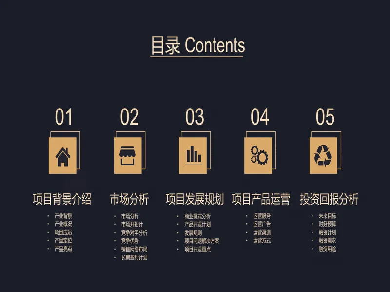 PPT内页预览