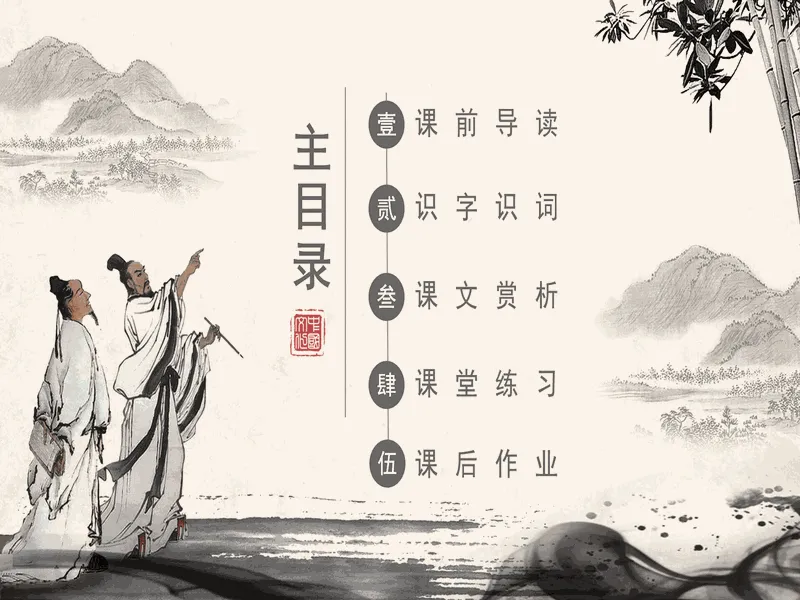 PPT内页预览