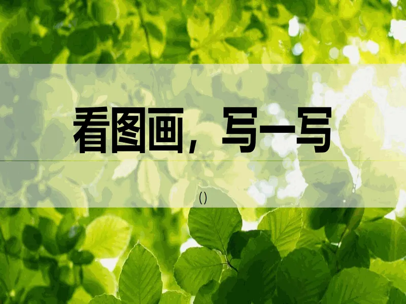 PPT内页预览
