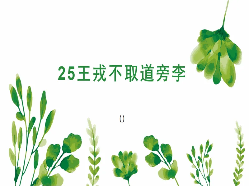 PPT内页预览