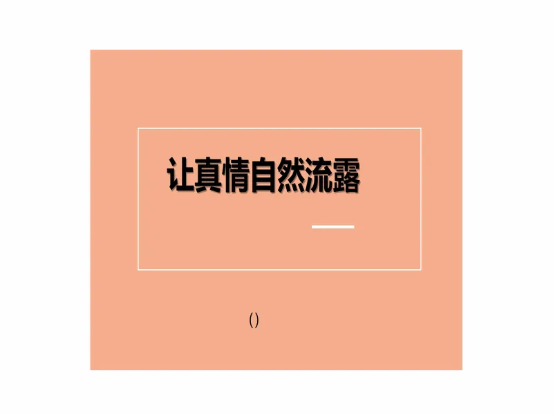 PPT内页预览