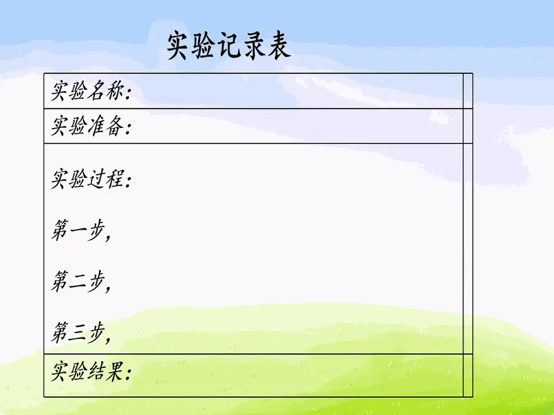 PPT内页预览