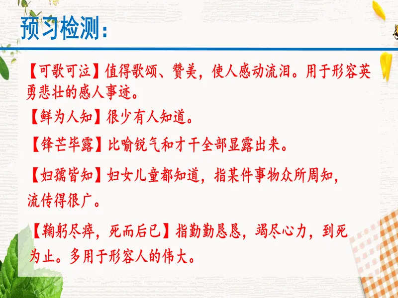 PPT内页预览