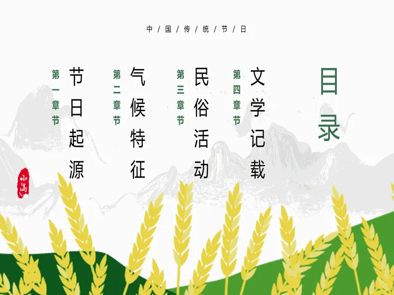 PPT内页预览