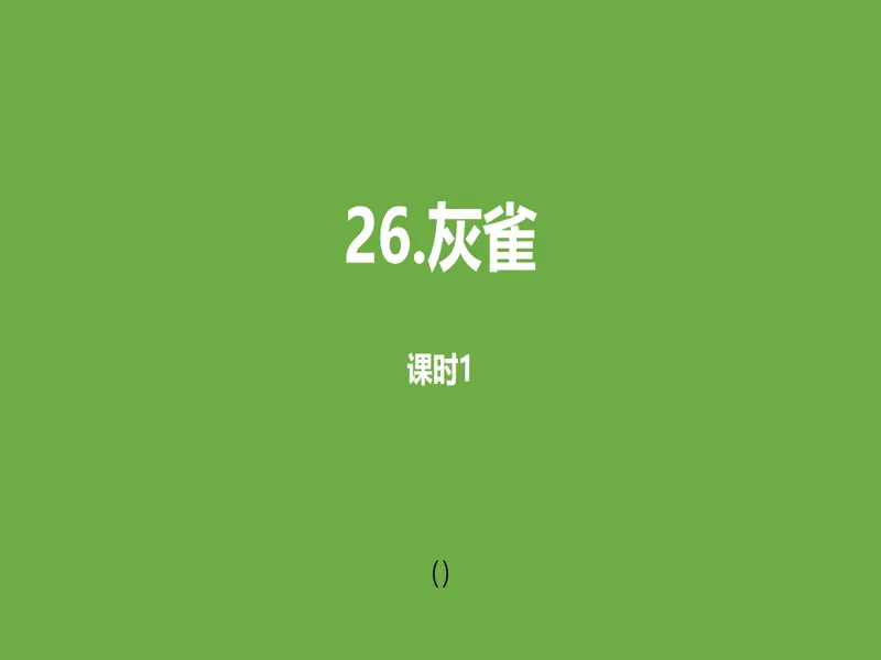 PPT内页预览