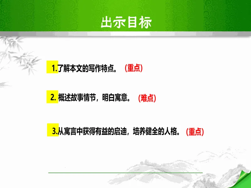 PPT内页预览