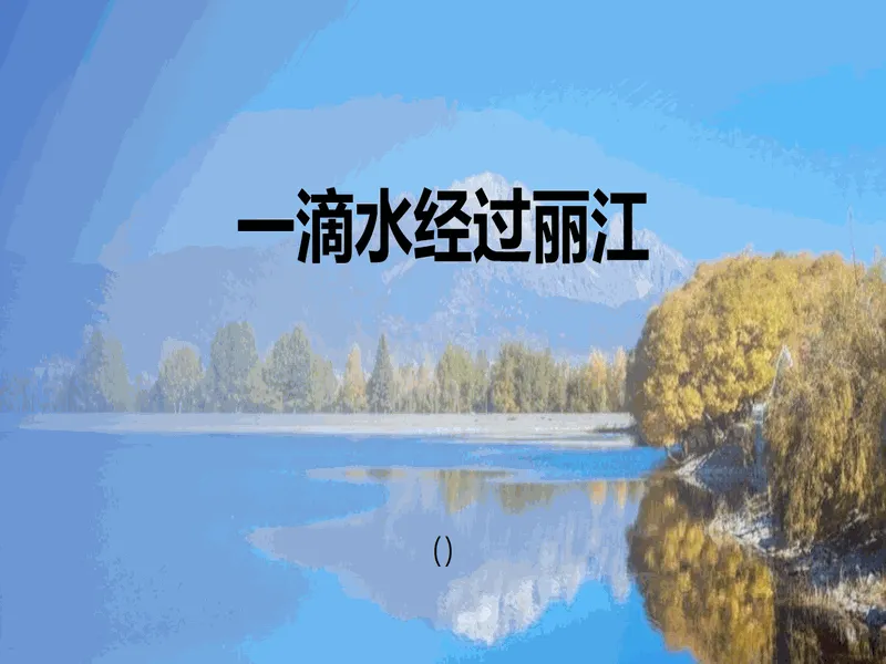 PPT内页预览