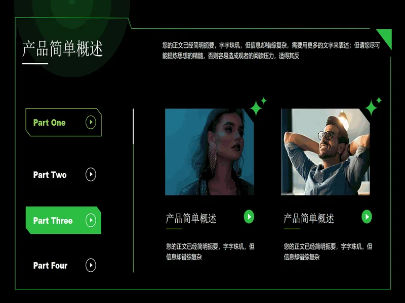 PPT内页预览