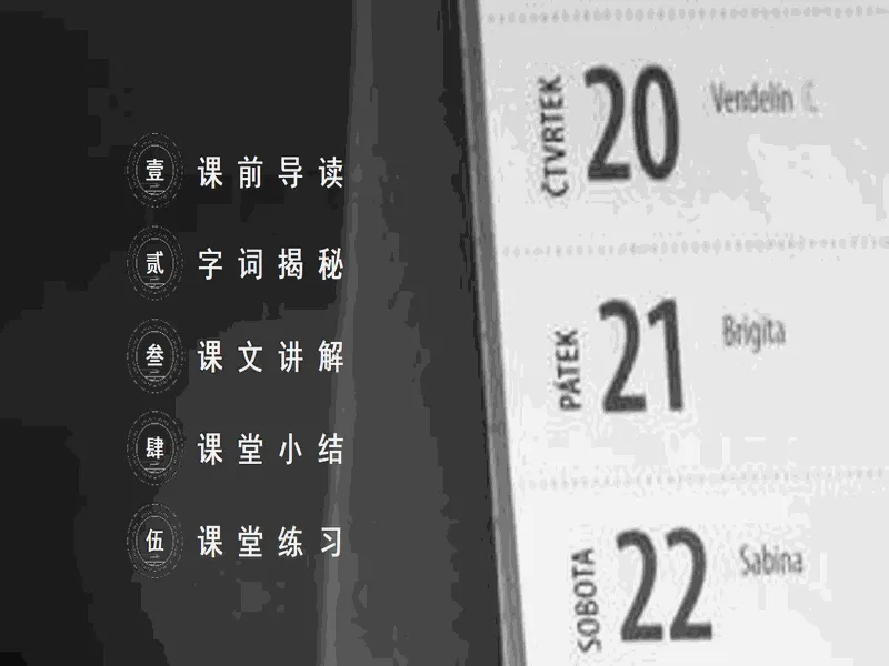 PPT内页预览