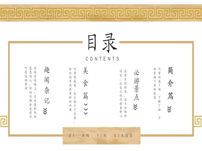 PPT内页预览