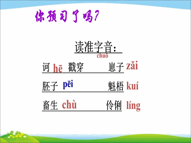 PPT内页预览