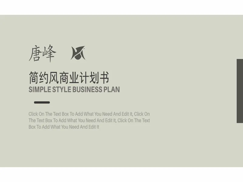 PPT内页预览